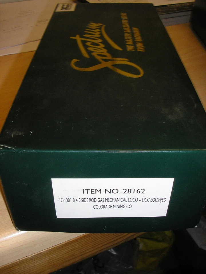 Bachmann Spectrum On30 0-4-0 Side Rod Gas Mechanische Lokomotive. DCC. 28162.