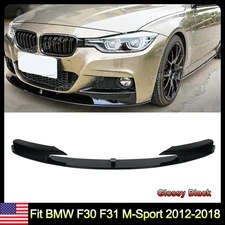 Front Bumper Lip Splitter For BMW 3 Series F30 F31 320i 328i M Sport 2012-2018