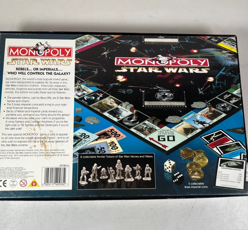 Monopoly Star Wars Collector’s Edition Board Game from Waddington's - 1996 - Image 2 of 4