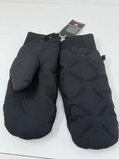 Lululemon Men's Quilted Fleece Lined Mittens Black Size Large