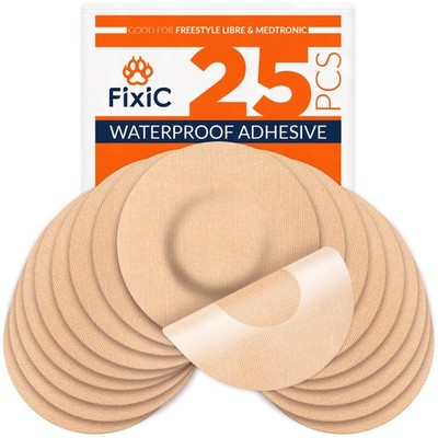 Fixic Freestyle Adhesive Patch 25 PCS   25 Count (Pack of 1), Tan | All Libre