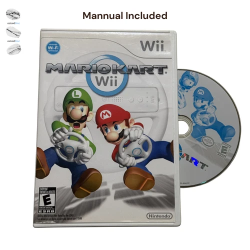Mario Kart Nintendo Wii Complete CIB W/ Manual Check Disc, Tested,  Made In USA