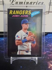 2026 Topps Heritage - Josh Jung #191 Black Border Texas Rangers /77