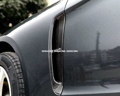 Real Carbon Fiber Side Fender Air Vent Cover Trim For Porsche Panamera 971 17-23 - Imagen 22 de 23