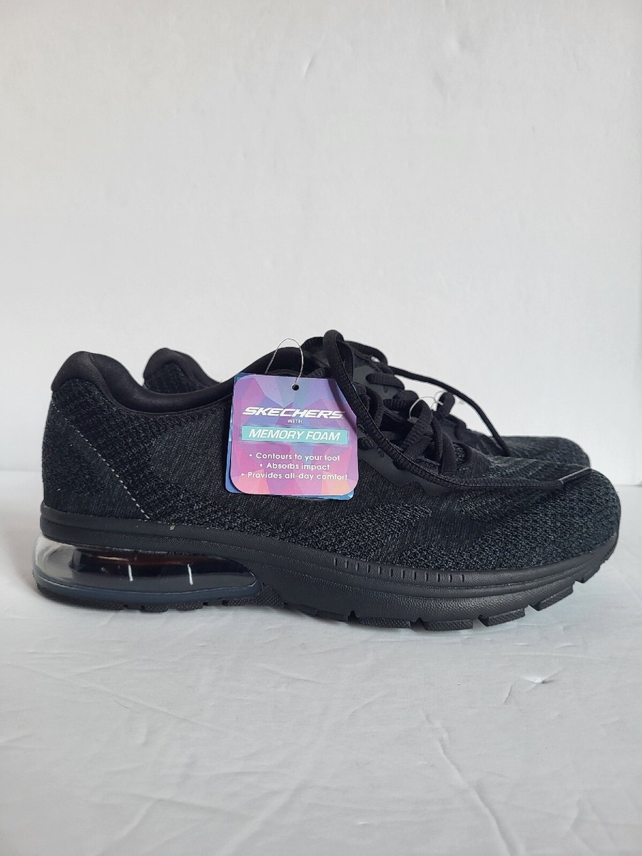 SKECHERS Memory Foam ブラック スニーカー 美品✫SKECHERS Memory Foam Lite-Weight ブラック - メルカリ