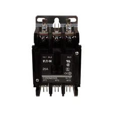 C25DND330C - Cutler Hammer 3 Pole 30A 440-480VAC Definite Purpose Contactor, Ope