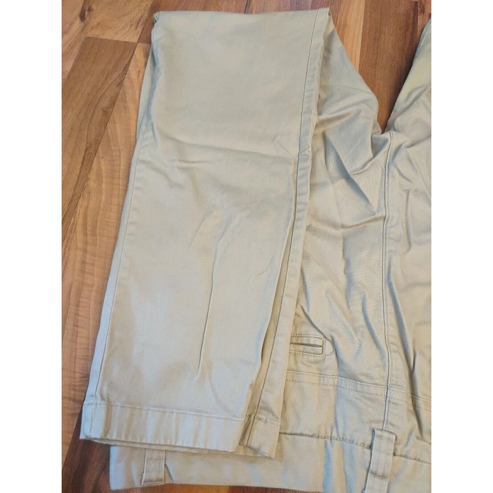 Pantalones de vestir White Line Fila talla grande tostado pierna cónica 32/30 Foto 4 de 4