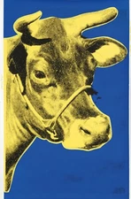 ANDY WARHOL Pop Art Poster or Rolled Canvas Print "Cow" 003
