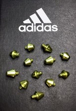 Full Set Yellow/Gold Authentic Adidas SG Soccer Metal Cleats/Studs Soft Ground