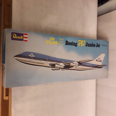 VINTAGE Revell H-171 1:144 Scale KLM Boeing 747 Jumbo Jet Plastic
