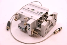 SMC Pneumatics MXS25L-30 Slide Table, Guided Cylinder + 2 Proximity Sensors