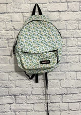 Vintage Eastpak U.S.A. Padded Pak’R Floral Flower Backpack Bag Zip Top Strap