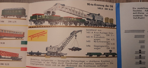 ULTRA RARE ORIGINAL PROSPEKT FLEISCHMANN HO MODELLBAHN 50/60er VINTAGE ANSEHEN ! - Bild 12 von 14