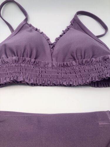 Chelsea & Violet Bathing Suit Girl’s 16 Purple Two-Piece Swim Suit Bikini NWT