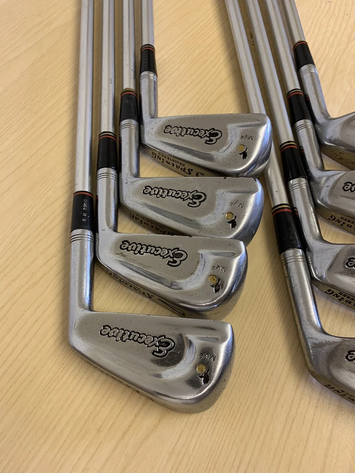 Vintage Spalding Executive Iron Set 3-9 + SW / Alluminium Shafts / Right Handed - Image 3 of 4
