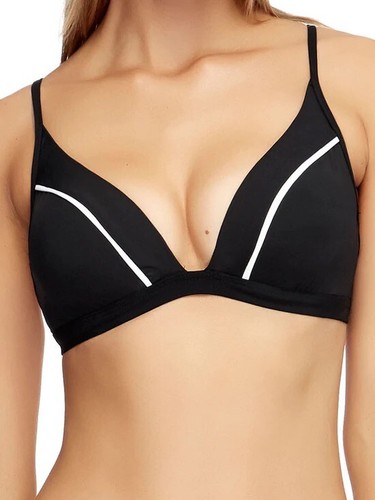Jets Classique Triangle Top & Bikini Bottom Set Black & White Size US 12 - Picture 2 of 10