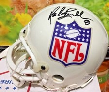 Mark Brunell Autograph Signed NFL Logo Greats Mini Riddell Helmet Black Ink Auto