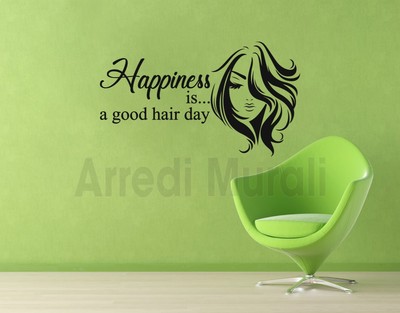 Adesivi Murali Frase Parrucchiere Decorazioni Da Parete Wall Stickers Ws1506 Ebay