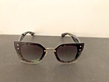 AUTHENTIC MIU MIU SUNGLASSES SMU02R UAG-0A7 GREEN HAVANA FRAMES GREY LENSES 67MM