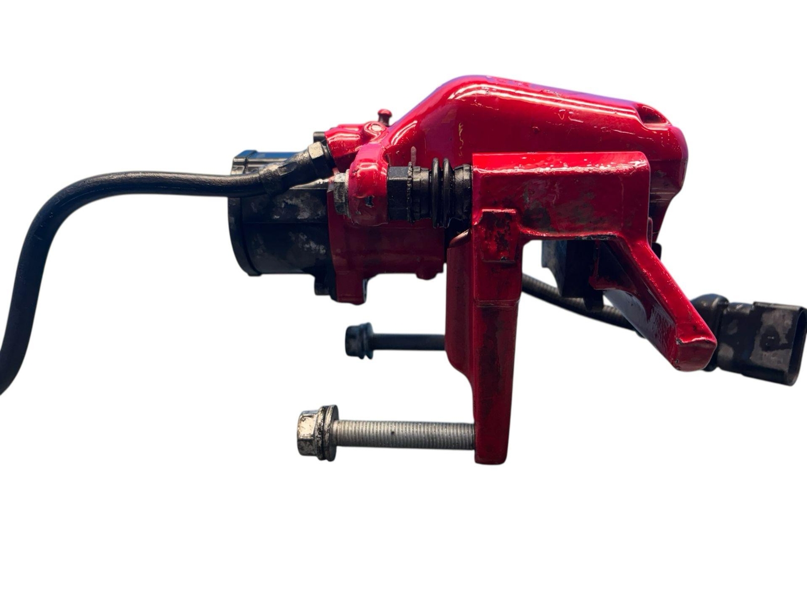 2006-2012 BENTLEY CONTINENTAL REAR RIGHT BRAKE CALIPER W/ BRAKE ACTUATOR | RED