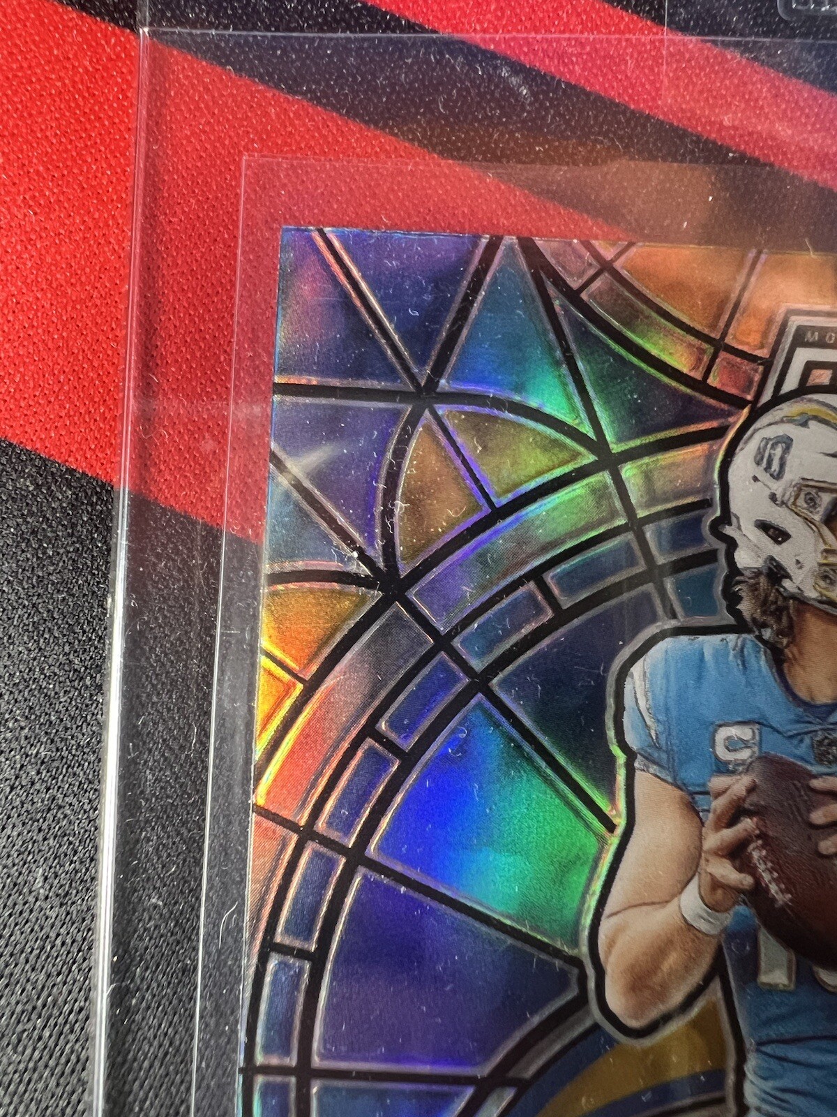 JUSTIN HERBERT 2023 Panini Mosaic SG8 STAINED GLASS PRIZM SSP CASE HIT eBay