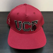 Mitchell & Ness Travis Scott Cactus Jack NCAA UCF Knights Snapback Hat Cap Red