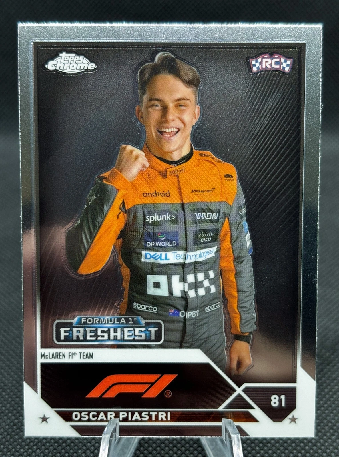 Oscar Piastri trading card