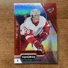 Gustav Lindstrom 2020-21 Upper Deck Synergy Hockey Red Parallel Rookie