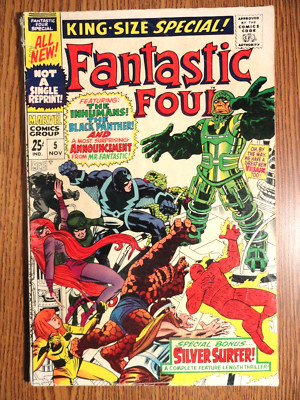 Fantastisch Vier King-Size Spezial Jährlich #5 Silber Surfer & 1st Psycho Mann