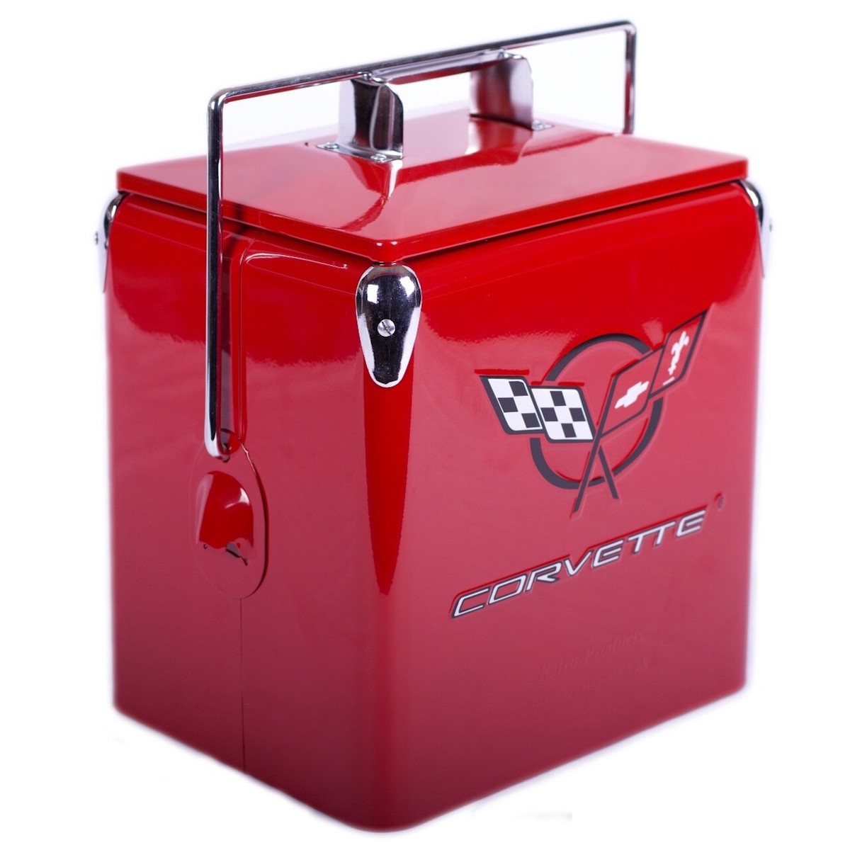 Classic Corvette Picnic Cooler American Retro Red | eBay