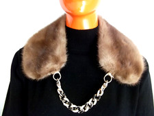 Pelliccia FUR Collo Scaldacollo  Kragen Sharf Visone Canadese MINK NERZ ho volpe