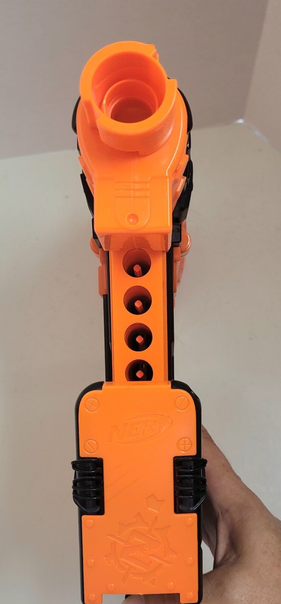 Nerf Zombie Strike Nailbiter Survival System Blaster Orange