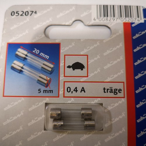 Glas-Fein-Sicherungen 5x20mm Feinsicherung Träge/flink/superträge versch.Werte - Bild 9 von 10