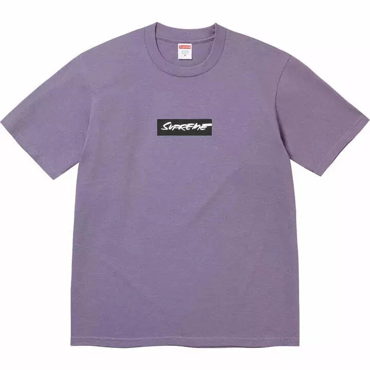 Tee shirt Supreme Futura Box Logo Violet Poussière   Taille L   NEUF
