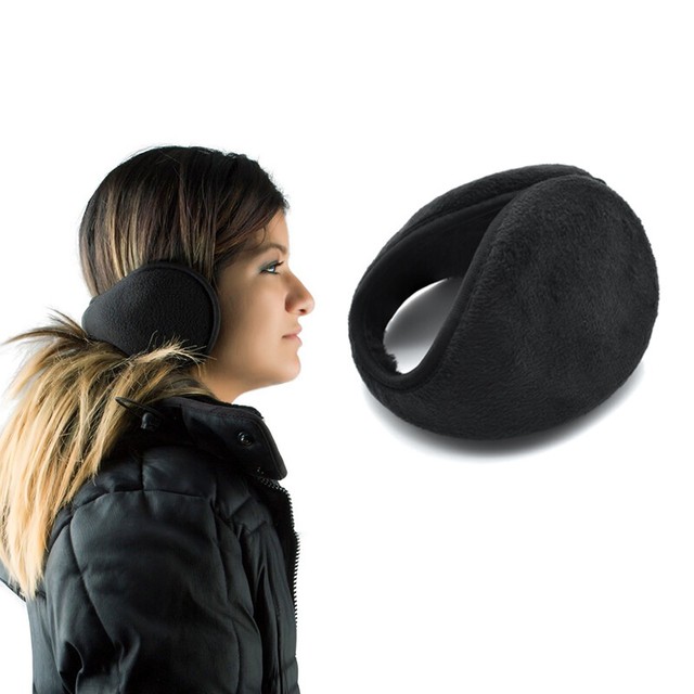 Ear Muffs Winter Ear warmers Fleece Earwarmer Mens Womens Behind the