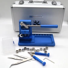 Portable Dental Handpiece Repair Kit Cartridge Maintenance Tools with Metal Box