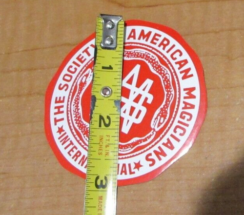 VINTAGE SOCIETY OF AMERICAN MAGICIANS STICKERS LOT OF 10 LARGE & 5 SMALL - Picture 3 of 4