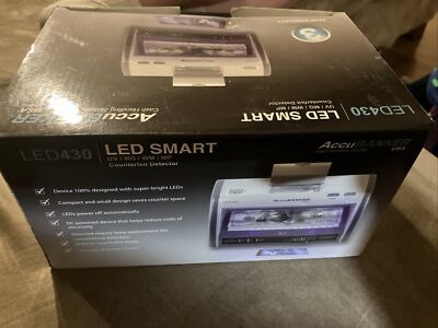 AccuBANKER LED430 6-Point Counterfeit Bill Detector, Multi Currency, UL Listed