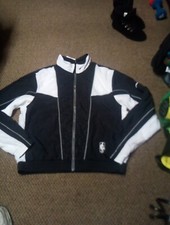 Nike Court side Paris NBA Med/Blk Cu0066 011 Sample Jacket