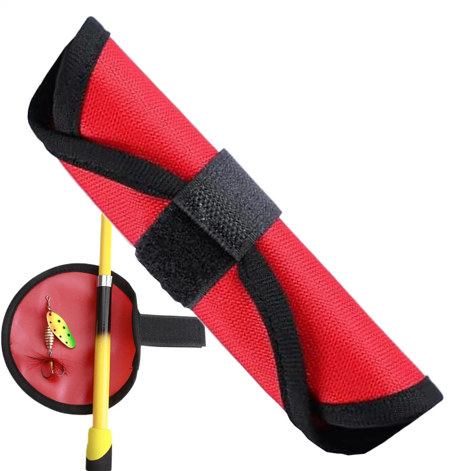 1/6x Señuelo Envoltura Gancho Cubiertas Para Mantener a los Pescadores Pescadores Seguro para Caña de Pescar Foto 2 de 4