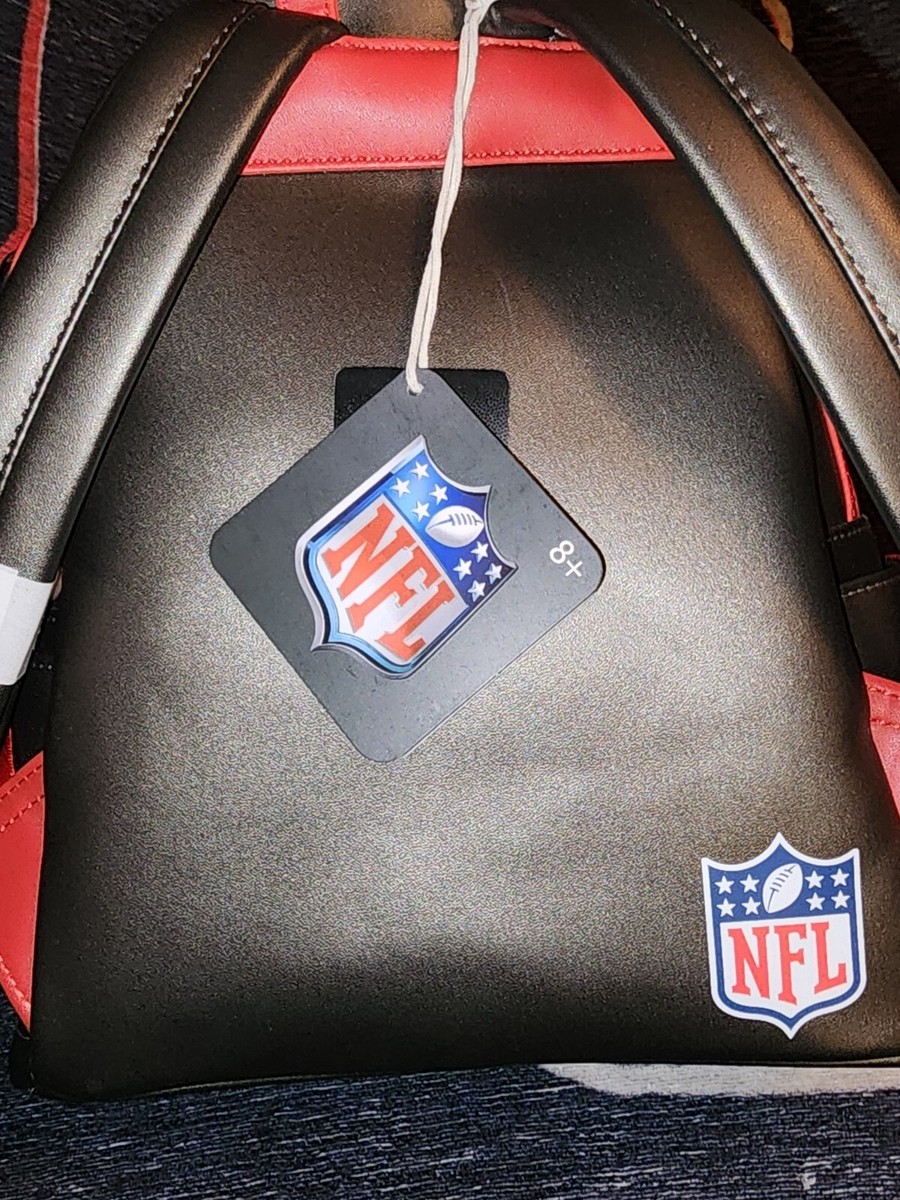 NWT NFL LOUNGEFLY TAMPA BAY BUCCANEERS PATCHES MINI BACKPACK