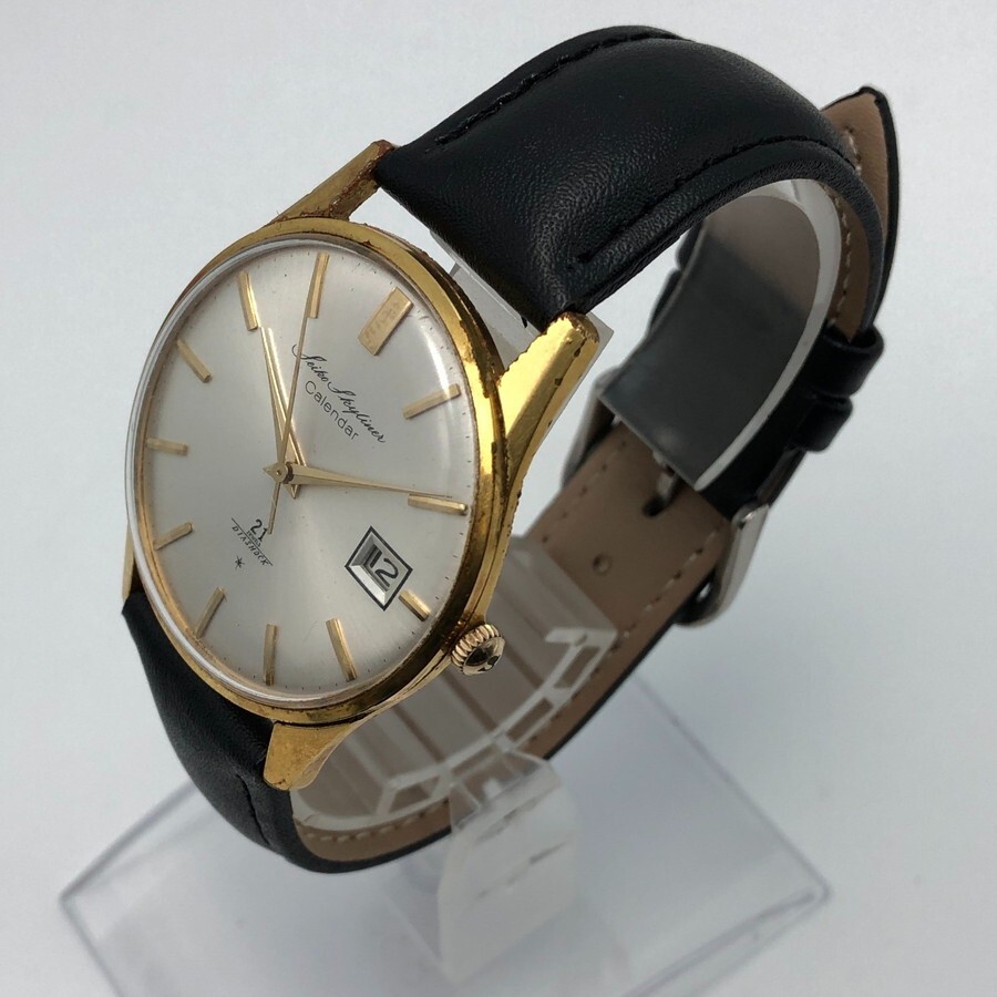 yokohamaサマ専用二点　SEIKO SKYLINER CALENDER Vintage 1964 Seiko Skyliner Calendar GOLD FILLED J15019 Hand