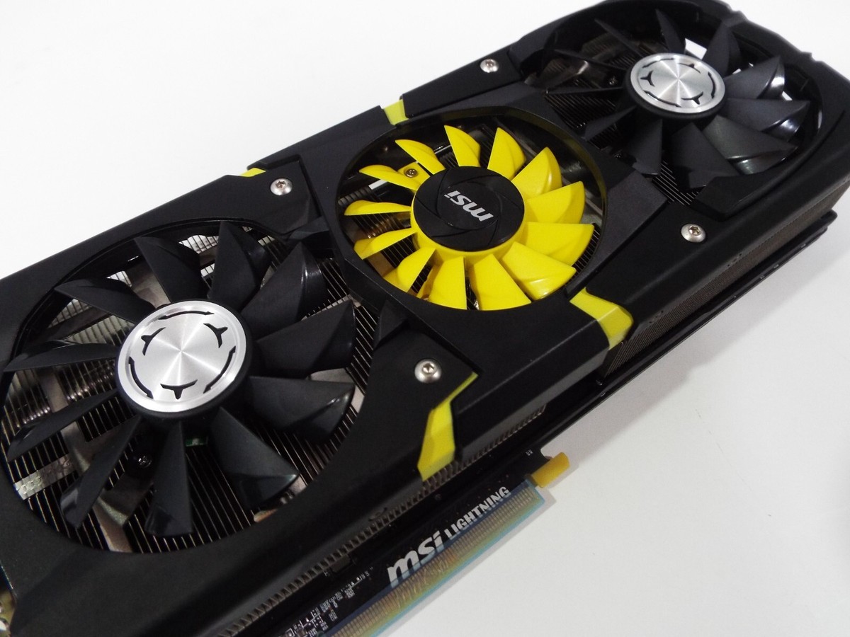 MSI RADEON R9 290X LIGHTNING 4GB Graphics Video Card With
