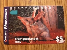 $5 UNITS INTERNATIONAL AUSTRALIA PHONE CARD (44) 