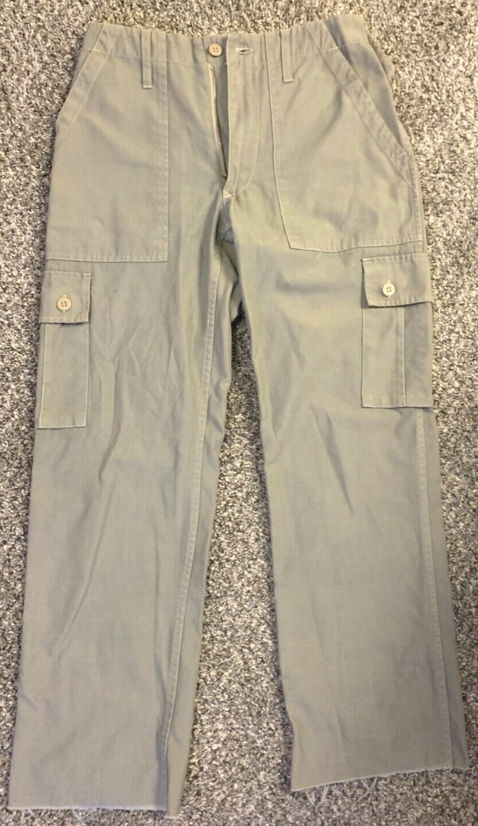 Unbranded Military Style Cargo Pants Beige Sand 28" x 28"