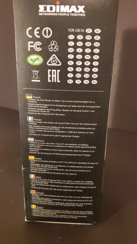 Edimax 11AC Wi-Fi Add-On Station - Image 2 of 4