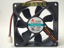 Y.S.TECH 8025 KM128025HB DC12V 0.23A 80 25MM 8CM 3-Pin Axial Cooling Fan