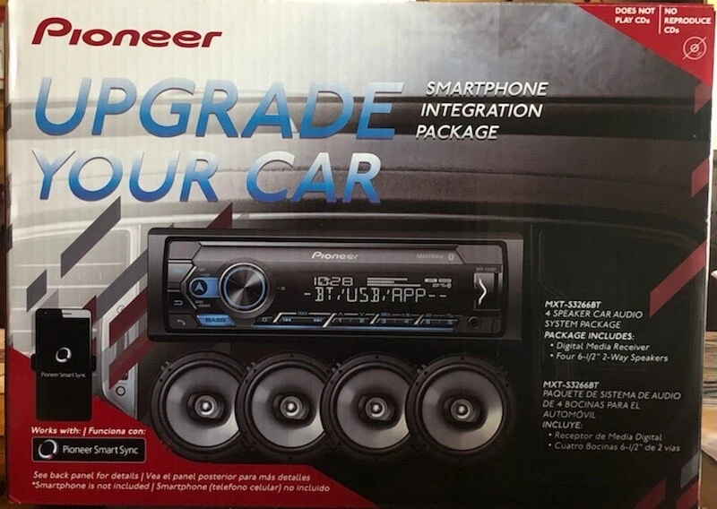 Pioneer MXT-S3266BT Digital Media Receiver (No CD) with Speakers 