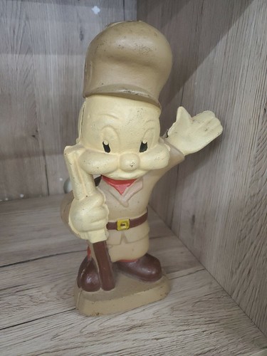 Vintage Elmer Fudd Cast Iron Coin Bank Or Door stopper - Looney Tunes - Picture 7 of 7