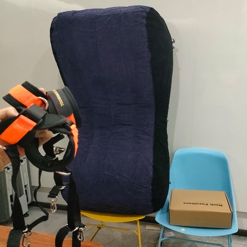 Cuscino Gonfiabile Divano Letto per Coppia Love Sedia Gioco Con Maniglia PVC Salotti - Foto 8 di 24